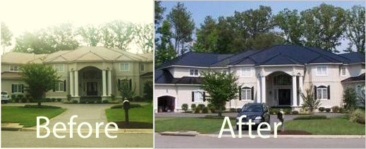 Cement Tiles Before & After Image